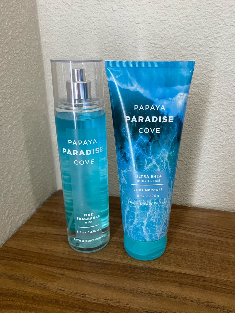 Bath & Body Works Discontinued Papaya Paradise Cove FFM and Body Cream